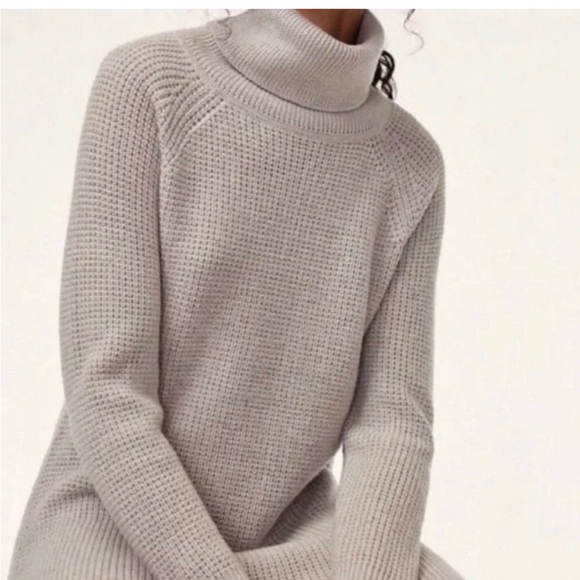 Wool Turtleneck Dress - Aritzia Size XS - Picture 2 of 5